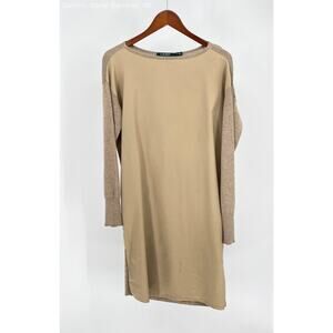 Ralph Lauren Twill Women's‎ Front Sweater Dress - Size Small